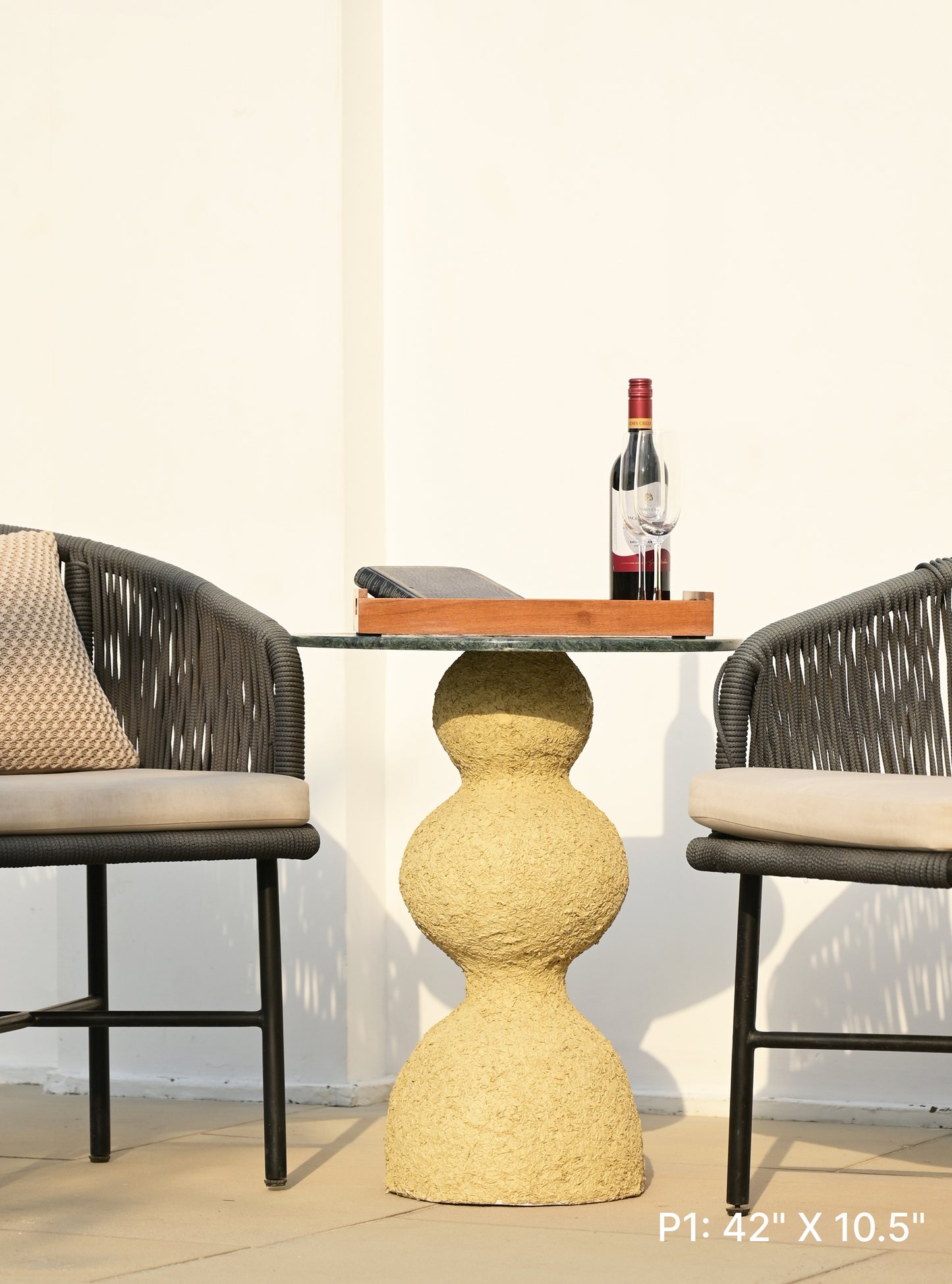 Dune Stand  with stone on top