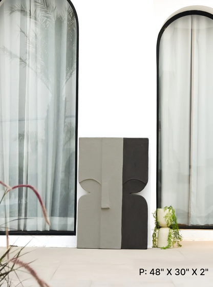 Janus | Split-Face Abstract Wall Décor