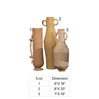 Linn | Set of 3 Pots with twigs