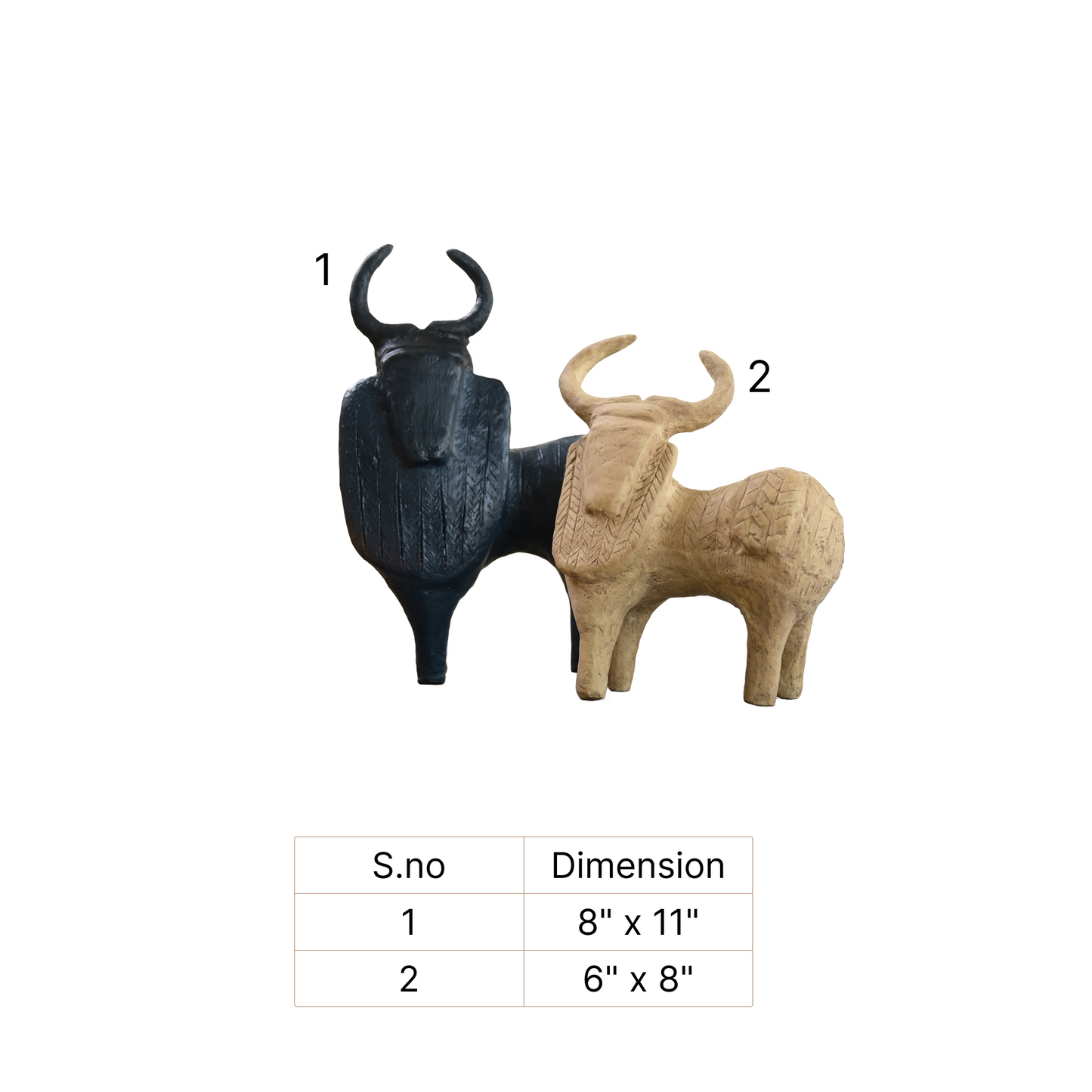 Toro Twins | Set of Animal Decor Pieces