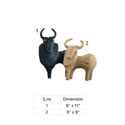 Toro Twins | Set of Animal Decor Pieces